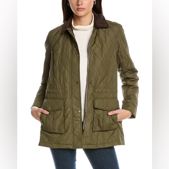 Brooks Brothers Jackets & Blazers - Brooks Brothers Army Green Puffer Quilted Jacket